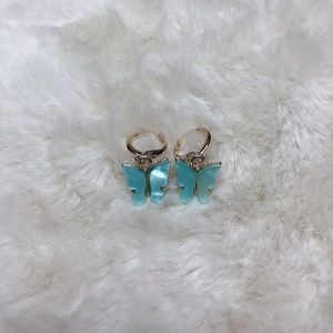 Blue Butterfly Earrings (Oceanic)